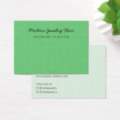 Modern Green Necklace Bracelet Display Card (デスク)