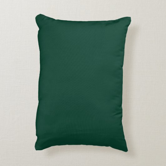 Modern Green, Solid ,Throw Pillow アクセントクッション (裏面(縦))