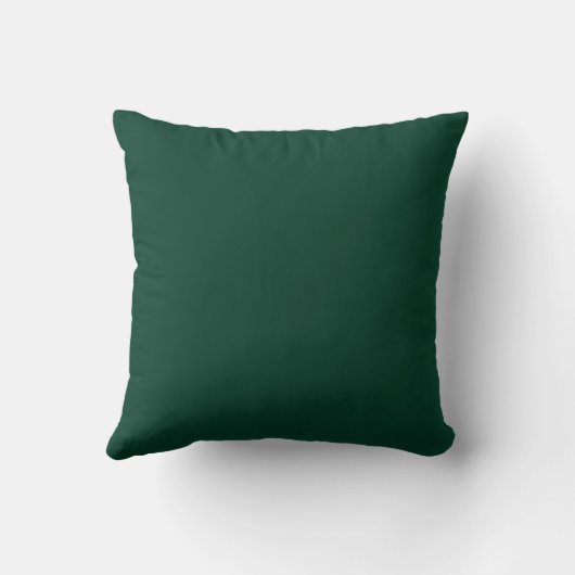 Modern  Green, Solid ,Throw Pillow クッション (裏面)