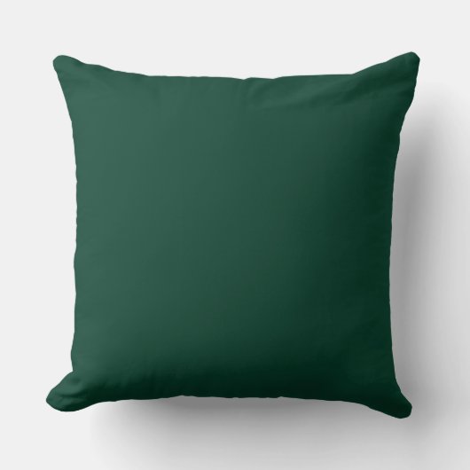 Modern  Green, Solid ,Throw Pillow クッション (正面)