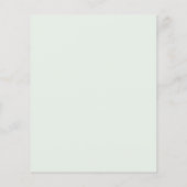 Modern Green Stripes Elegant Budget Wedding Invite チラシ (裏面)