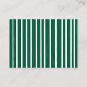 Modern Green University Fund QR Code Graduation エンクロージャーカード (裏面)