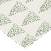 Modern Green Whimsical Christmas テーブルクロス (アングル)