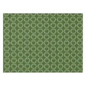 Modern Green Whimsical Christmas テーブルクロス (正面(横))