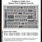 Modern Grey Coffee Cafe Typography FC8 Decoupage 薄葉紙
