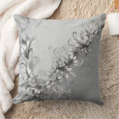 Modern Grey Decorative Pillow クッション (ブランケット)