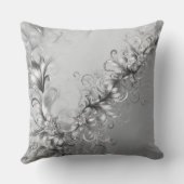 Modern Grey Decorative Pillow クッション (裏面)