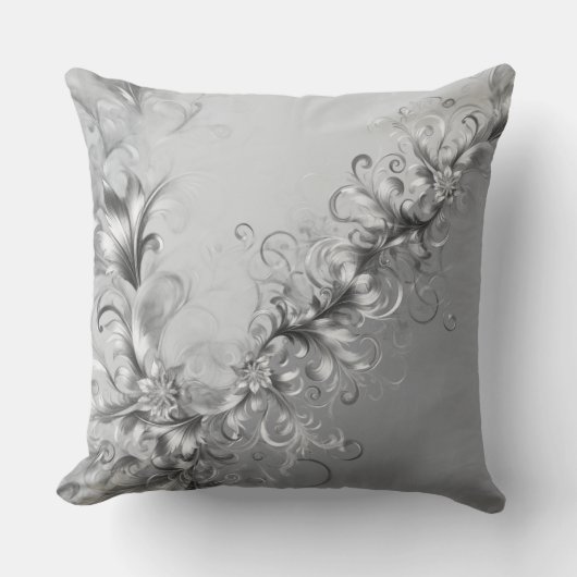 Modern Grey Decorative Pillow クッション (正面)
