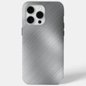 Modern Grey Texture Template Case-Mate iPhoneケース (裏面)