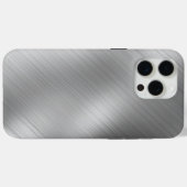 Modern Grey Texture Template Case-Mate iPhoneケース (裏面 (横))