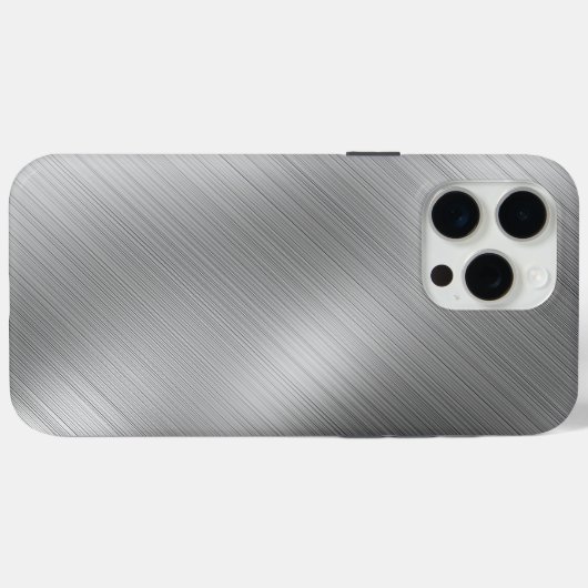 Modern Grey Texture Template Case-Mate iPhoneケース (裏面 (横))