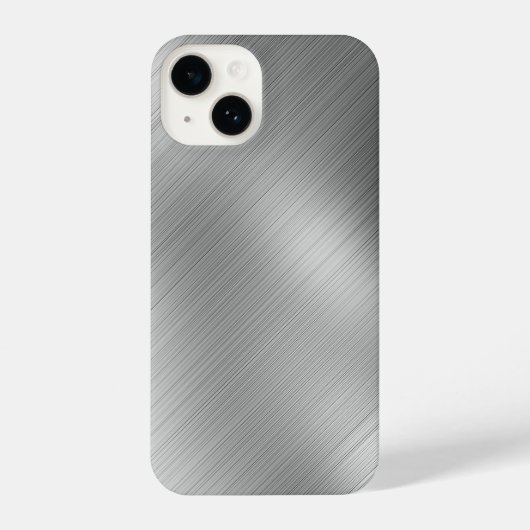 Modern Grey Texture Template iPhoneケース (裏面)