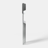 Modern Grey Texture Template iPhoneケース (左側面)