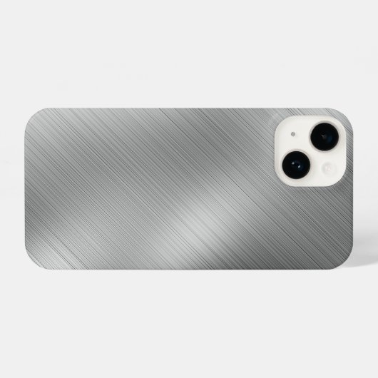 Modern Grey Texture Template iPhoneケース (裏面横)