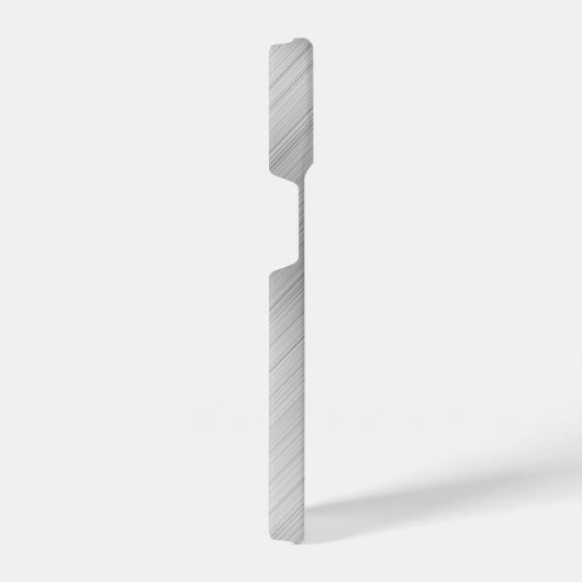 Modern Grey Texture Template iPhoneケース (右側面)