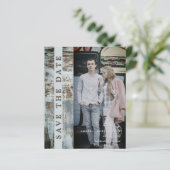 Modern Grunge Background Romantic Engaged Couple (スタンド正面)