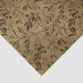 Modern Grunge Leaf Pattern Tissue Paper 薄葉紙 (詳細)