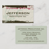 Modern Grunge Style Company 名刺 (正面/裏面)