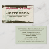 Modern Grunge Style Company 名刺 (正面/裏面)