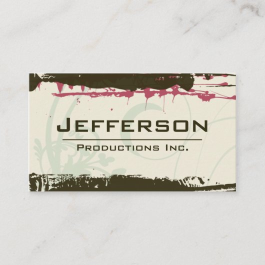 Modern Grunge Style Company 名刺 (正面)