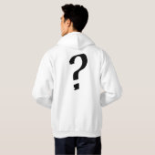 Modern Guess What Pregnancy Reveal Custom Hoodie パーカ (裏面フル)