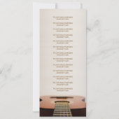 Modern Guitar Music Senior Recital Program List (裏面)