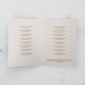 Modern Guitar Music Senior Recital Program List カード (内部)