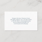 Modern Hair Salon Illustration  名刺 (裏面)