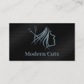 Modern Hair Salon Illustration  名刺 (正面)