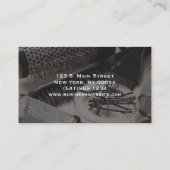 Modern Hair stylist Salon Tools Beauty 名刺 (裏面)