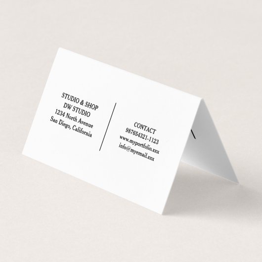 Modern Hairdressers Loyalty 名刺 (裏面)