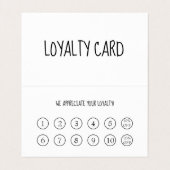 Modern Hairdressers Loyalty 名刺 (内部フラット)