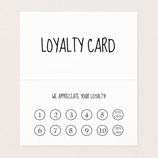 Modern Hairdressers Loyalty 名刺 (内部フラット)