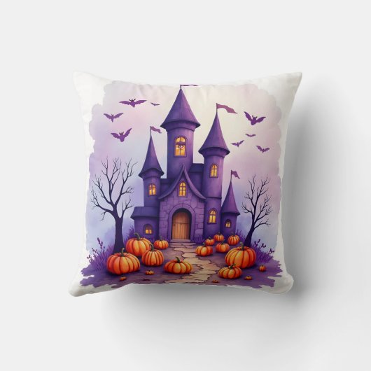 Modern Halloween Spooky Cute Collection クッション (裏面)