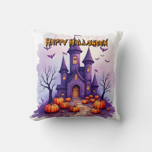 Modern Halloween Spooky Cute Collection クッション (正面)