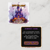Modern Halloween Spooky Cute Collection スクエア名刺 (正面/裏面)