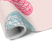 Modern Hand-Drawn Christmas Ornaments Pattern  ラッピングペーパー (ロールコーナー)