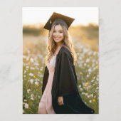 Modern Hand Drawn Class of 2027 Graduation Party 招待状 (裏面)