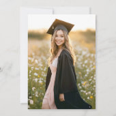 Modern Hand Drawn Class of 2027 Graduation Party 招待状 (裏面)