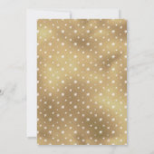 Modern Hand-Drawn Gold Christmas Tree Arch Photo シーズンカード (裏面)