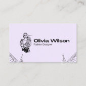 Modern Hand-Drawn Icon Business Card 名刺 (裏面)