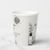 Modern Hand Drawn New Year's Eve Party  紙コップ (右)