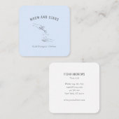 Modern, Hände mit Zauberstab und Sternen, スクエア名刺 (正面/裏面)