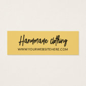 Modern Handmade Clothing Size & Price Tag (裏面)