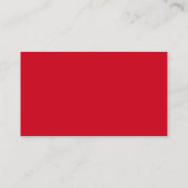 Modern Handwritten Cherry Red Nappy Raffle Ticket エンクロージャーカード (裏面)