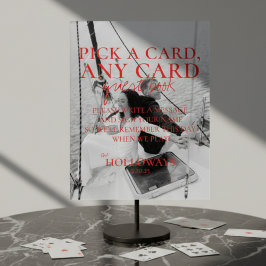 Modern Handwritten Overlay Photo Wedding アクリルサイン