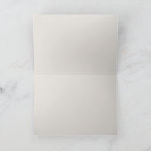 Modern Handwritten Overlay Photo Wedding サンキューカード (内部)