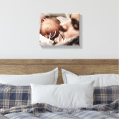 Modern handwritten script Believe Canvas Print キャンバスプリント (インサイチュ (寝室))