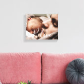 Modern handwritten script Believe Canvas Print キャンバスプリント (インサイチュ (リビング))