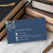 Modern Handwritten Script Graduate Name Card 名刺